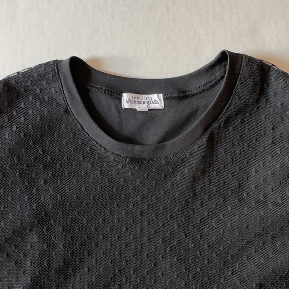 TEN SIXTY SHERMAN GIRLS Black Lace Top Size S - Picture 5 of 10